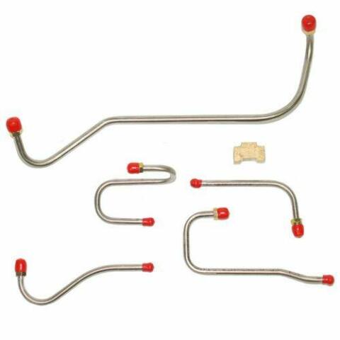 1964-65 Dodge Coronet Pump to Carb Fuel Line Hemi XRam w/Carter 4BBL - RPC6405SS