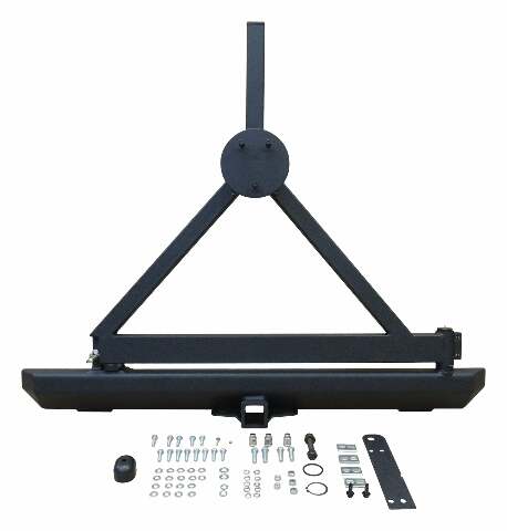 RT Off-Road bumper fits 1987-2006 Jeep Wrangler black steel powder coat RT20005