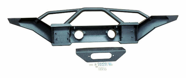 RT Off-Road bumper fits 2007-2018 Jeep Wrangler black steel powder coat RT20041