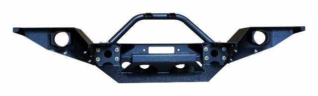 RT Off-Road bumper fits 2018-2021 Jeep Wrangler, 2020-2021 Jeep Gladiator black steel powder coat RT20046