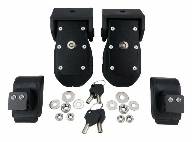 RT Off-Road Locking Hood Catch Set for 2018+ Jeep JL Wrangler & JT Gladiator-CRN fits 2020-2023 Jt Gladiator RT26092