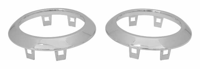 RT Off-Road HVAC Vent Accents - RT27027 fits 2007-2010 Jeep Wrangler chrome plastic
