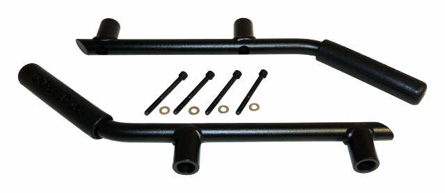 RT Off-Road grab handle fits 2007-2018 Jeep Wrangler black steel plastic rubber powder coat RT27058
