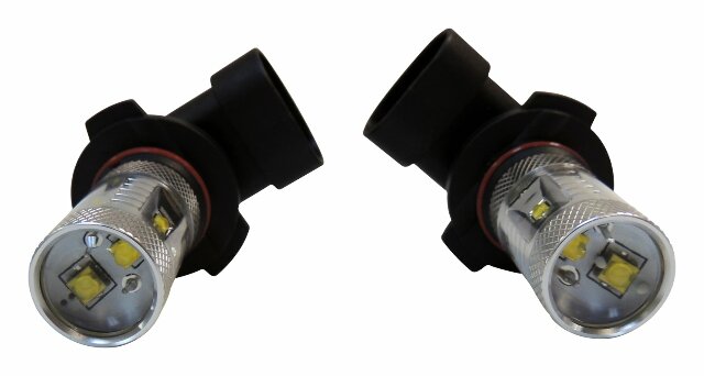 RT Off-Road LED fog lamp kit fits 2001-2005 Dodge Neon, 2003-2010 Dodge Viper, 2004-2008 Chrysler Pacifica black silver plastic direct-fit no cutting RT28047