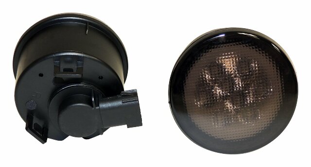 RT Off-Road LED Parking Light Set - RT28108 fits 2007-2018 Jeep Wrangler black plastic