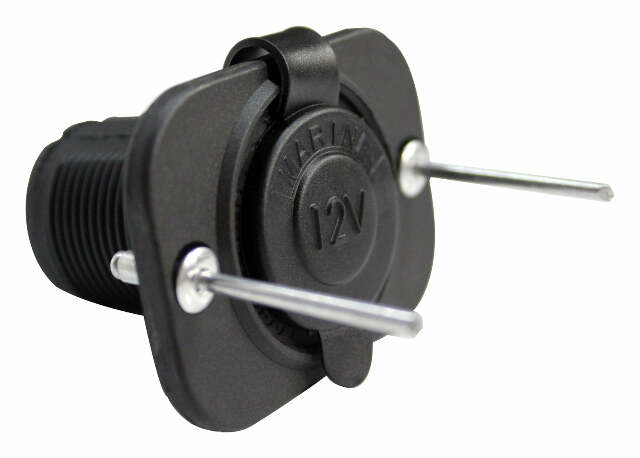 RT Off-Road Power Socket - RT29008 universal black stainless steel plastic