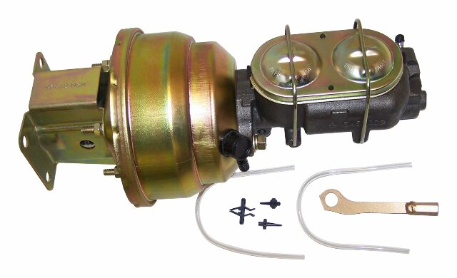 RT Off-Road HD brake booster kit fits 1987-1990 Jeep Wrangler zinc gray rubber RT31017