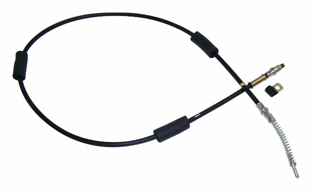 RT Off-Road brake component fits 1987-1990 Jeep Wrangler black unpainted steel plastic rubber RT31019