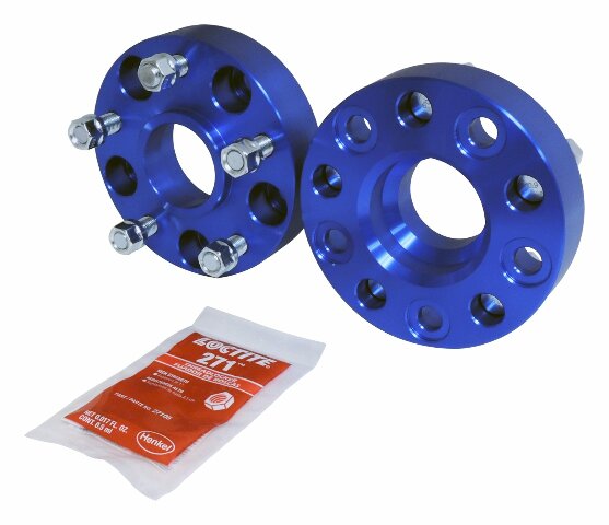 RT Off-Road Wheel Spacer Set - RT32018 fits 2011-2021 Dodge Durango, 2011-2021 Jeep Grand Cherokee, 2018-2021 Jeep Wrangler unpainted blue steel aluminum