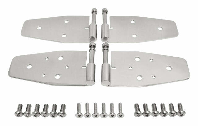 RT Off-Road mirror kit fits 1997-2006 Jeep Wrangler stainless steel polished RT34009