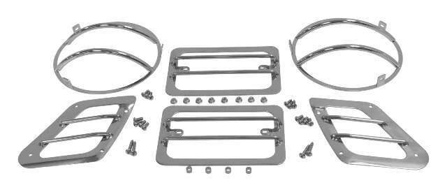 RT Off-Road Euro Guards - RT34054 fits 1997-2006 Jeep Wrangler stainless steel polished