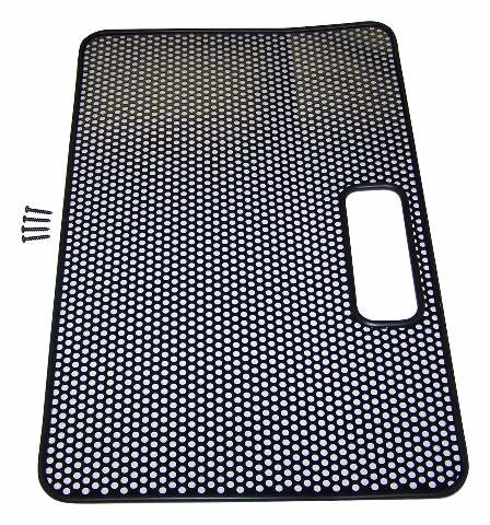 RT Off-Road bug screen fits 1997-2006 Jeep Wrangler black rubber powder coat includes hardware RT34085