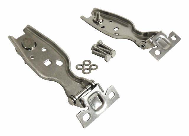 RT Off-Road hinge kit fits 2007-2018 Jeep Wrangler stainless steel includes hardware RT34104