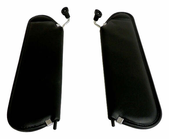 RT Off-Road Sun Visor Set - RT52004 fits 1997-2002 Jeep Wrangler black steel