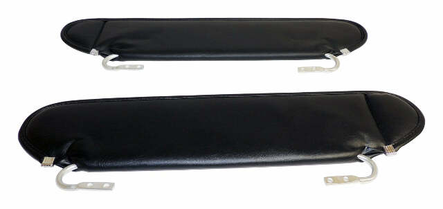 RT Off-Road RT52005 Sun Visor Set for 1987-1995 YJ Wrangler Black Sun Visor Set fits 1987-1995 Jeep Wrangler