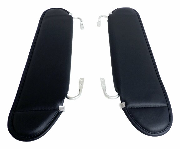 RT Off-Road RT52005 Sun Visor Set for 1987-1995 YJ Wrangler Black Sun Visor Set fits 1987-1995 Jeep Wrangler