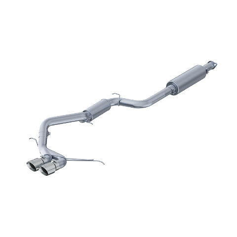 Fits 2013-2018 Ford Focus 3in. Cat Back; Dual Center Outlet; AL - S4200AL
