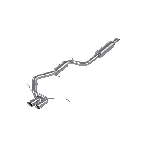 Fits 2013-2018 Ford Focus 3in. Cat Back; Dual Center Outlet; AL - S4200AL