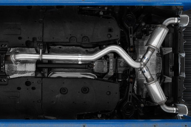 MBRP cat-back exhaust system dual rear exit Armor Pro Series T304 stainless steel S43023BE