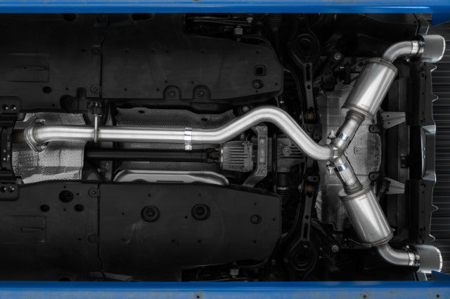 MBRP cat-back exhaust system fits 2023-2024 Toyota dual rear exit Armor Pro Series T304 stainless steel S43023CF