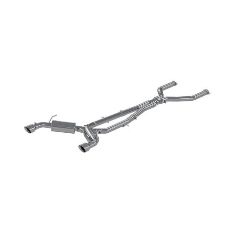 MBRP cat-back exhaust system fits 2018-2024 Infiniti dual rear exit Armor Pro Series T304 stainless steel S4400304