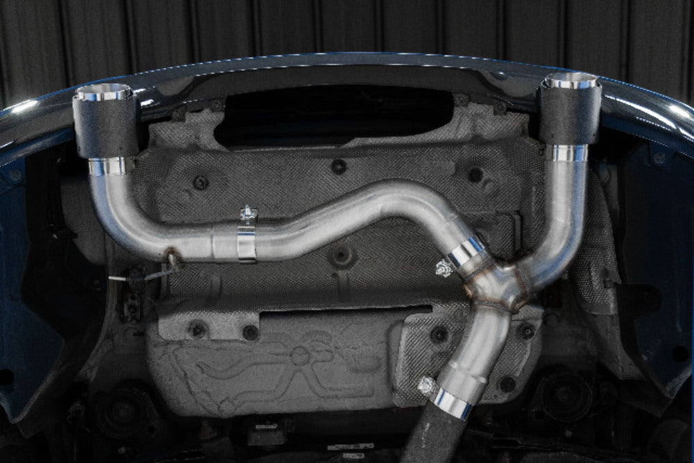 t Fits 17-21 BMW M240i xDrive 3" Axle Back Dual Rear Exit T304 w/CF Tips-S45003CF MBRP Exhaust