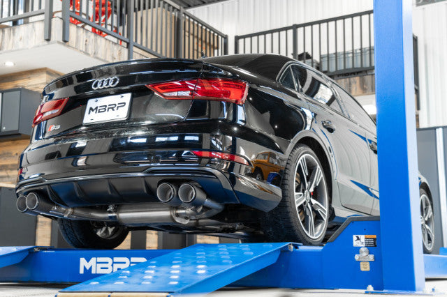 MBRP cat-back exhaust system Armor Pro Series T304 stainless steel carbon fiber tip S46043CF