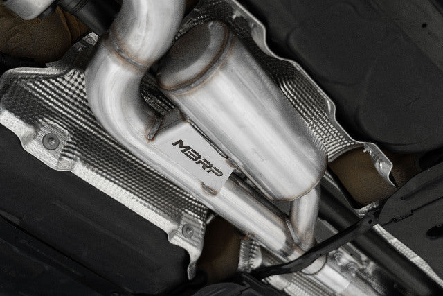 MBRP cat-back exhaust system Armor Pro Series T304 stainless steel carbon fiber tip S4612304