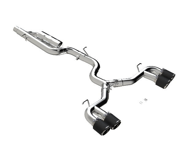MBRP cat-back exhaust system Armor Pro Series T304 stainless steel carbon fiber tip S46123CF