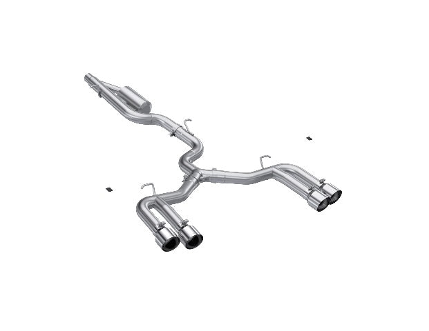 MBRP cat-back exhaust system fits 2022-2024 Audi Armor Pro Series T304 stainless steel S4620304