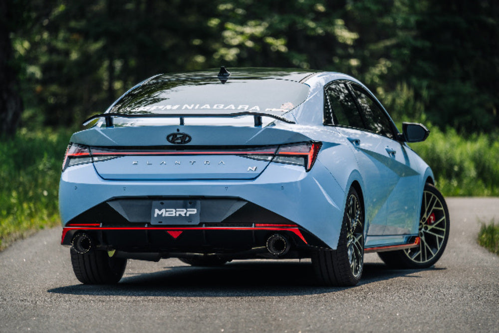 MBRP cat-back exhaust system dual split rear exit Armor Pro Series T304 stainless steel S47103CF