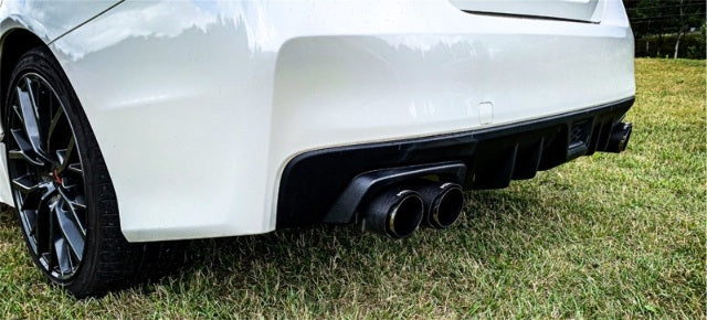 MBRP cat-back exhaust system fits Subaru WRX dual split rear exit Armor Pro Series T304 stainless steel S4800304