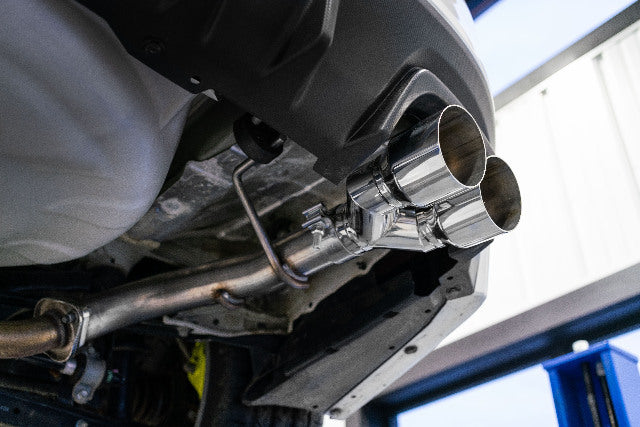 MBRP axle-back exhaust system fits 2017-2021 Subaru WRX 2.5 inch dual split rear exit Armor Pro Series T304 stainless steel S48013CF