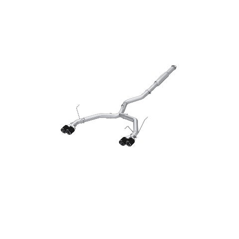 MBRP cat-back exhaust system fits Subaru WRX dual split rear exit Armor Pro Series T304 stainless steel carbon fiber tip S48083CF
