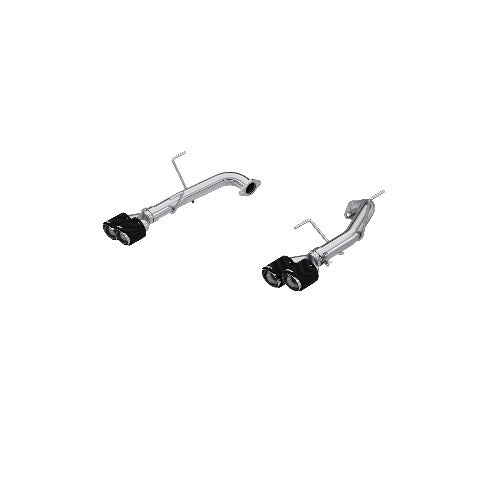 MBRP axle-back exhaust system fits Subaru WRX 2.5 inch dual split rear exit Armor Pro Series T304 stainless steel carbon fiber tip S48103CF