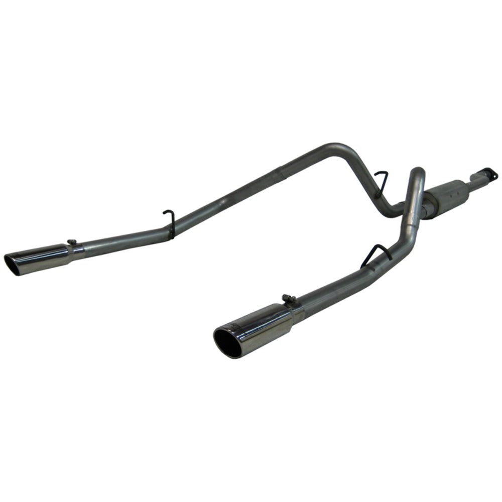 MBRP cat-back exhaust system fits Chevy Silverado 1500 dual split rear exit aluminized steel S5016AL