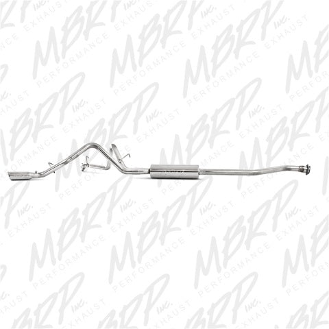 MBRP cat-back exhaust system fits Chevy Silverado 1500 2.5 inch Armor Plus Series T409 stainless steel S5018409