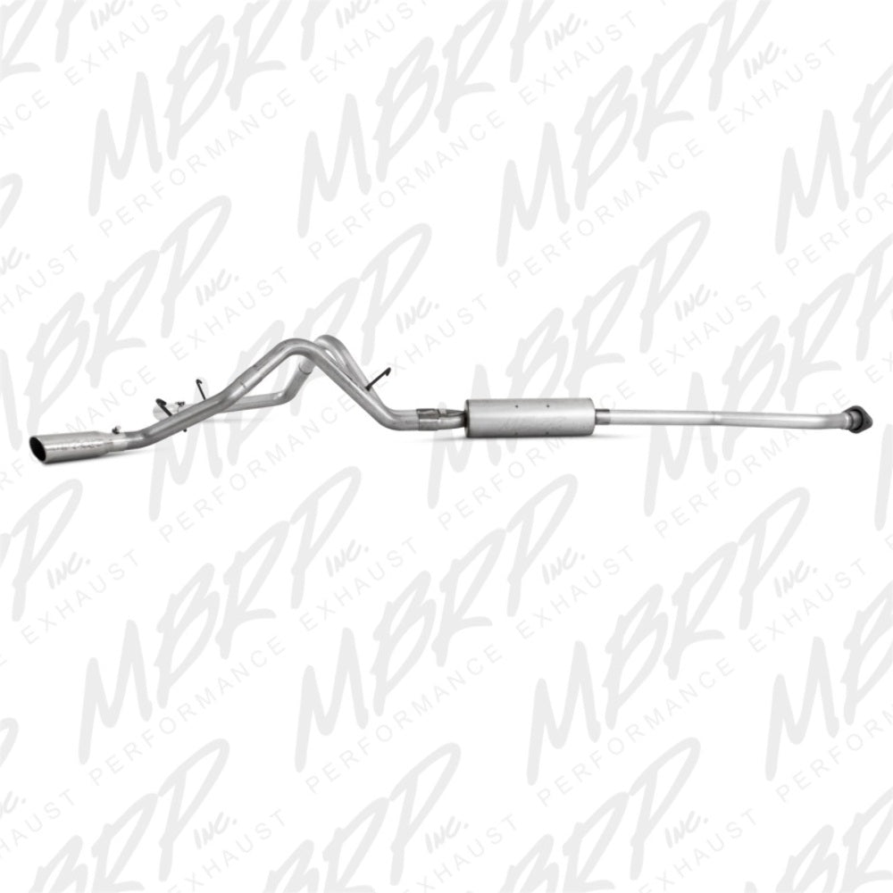 MBRP cat-back exhaust system fits Chevy Silverado 1500 2.5 inch aluminized steel S5018AL