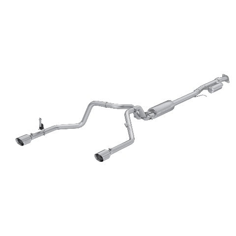 MBRP cat-back exhaust system fits 2019-2024 Chevy Silverado 1500 2.5 inch dual rear exit Armor Pro Series T304 stainless steel S5021304