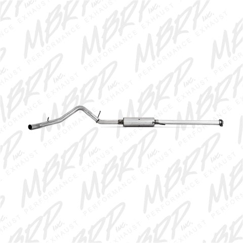 MBRP cat-back exhaust system fits Chevy Silverado 1500 3 inch single side exit aluminized steel S5036P
