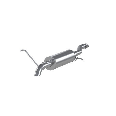 Fits 07-08 Chevrolet Colorado 2 1/2" Cat Back; Before Axle Turn Down; AL-S5052AL