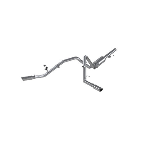 MBRP cat-back exhaust system fits Chevy Silverado 1500 Armor Plus Series T409 stainless steel S5056409
