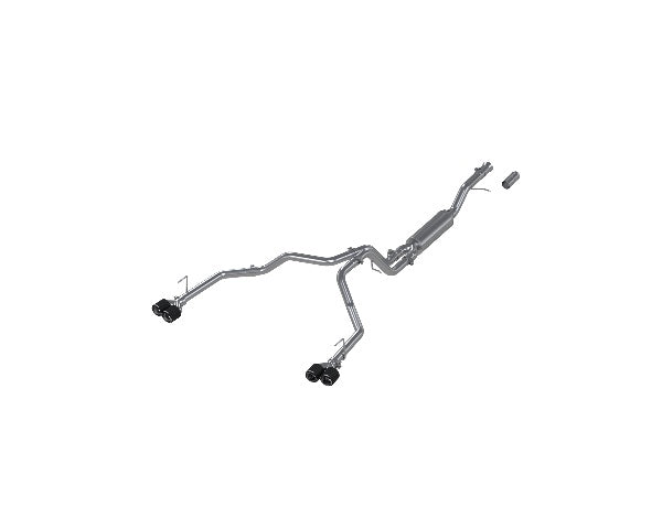 MBRP cat-back exhaust system fits 2021-2024 Chevy 2.5 inch dual rear exit aluminized steel S50573CF