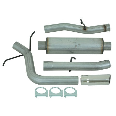 MBRP cat-back exhaust system fits 2009-2013 Chevy 3 inch single side exit aluminized steel S5062AL