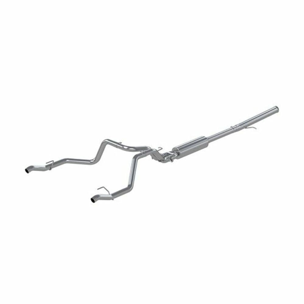 MBRP cat-back exhaust system fits 2019-2023 Chevy Silverado 1500 2.5 inch dual rear exit aluminized steel S5065AL