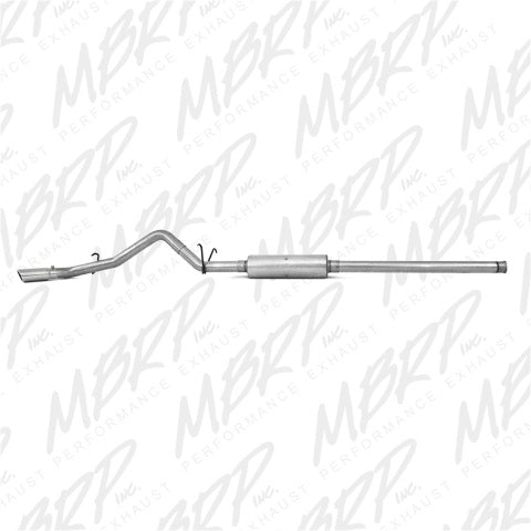 MBRP cat-back exhaust system fits 2014-2018 Chevy Silverado 1500 single side exit aluminized steel S5080AL