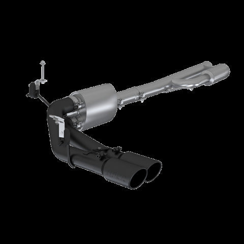 MBRP cat-back exhaust system fits 2019-2024 Chevy Silverado 1500 dual side exit aluminized steel S5092BLK