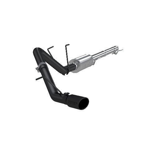 MBRP cat-back exhaust system fits 2009-2010 Dodge Ram 1500 3 inch single side exit aluminized steel black coated S5142BLK