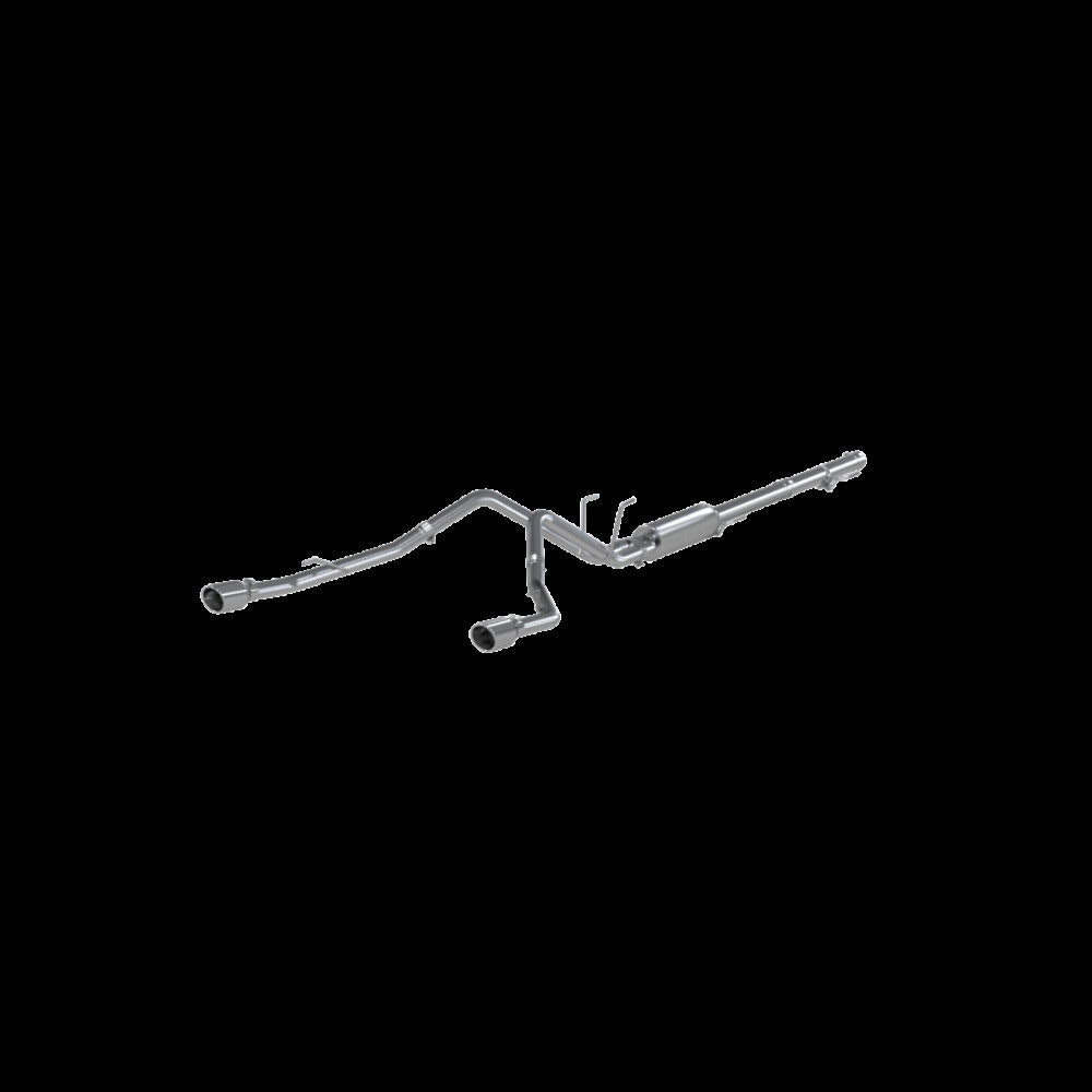 MBRP cat-back exhaust system fits 2009-2010 Dodge Ram 1500 dual split rear exit Armor Plus Series T409 stainless steel S5146409
