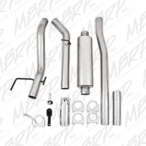 MBRP cat-back exhaust system fits 2003-2010 Dodge Ram 2500 3 inch single side exit aluminized steel S5148AL